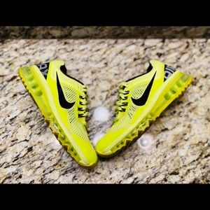 Bright yellow Nike Airmax